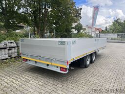 Möslein THT 11- G 6,2  Tandem Pritsche- Tieflader mit Rungentaschen