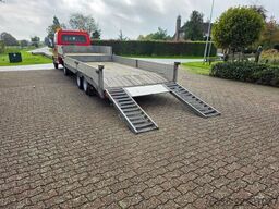 Iveco 40C 145pk met veldhuizen trailer en dubbele cab...