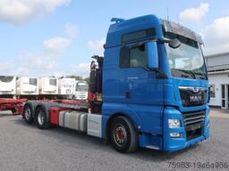 MAN 26.500 TGX XXL Hyva Lift + Fassi F 130 Kran h. Hau