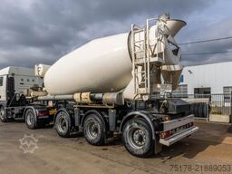 RENDERS BETON MIXER 12M3 + MOTOR (MALAXEUR/MISCHER)