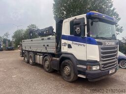 Scania G490 8x4 Heckkran und Bordmatic