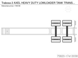 Trabosa 2 AXEL HEAVY DUTY LOWLOADER TANK TRANSPORT