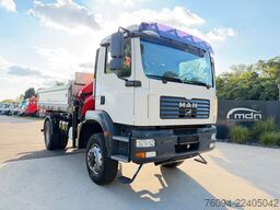 MAN TGM 18.330 4x4 Kipper KRAN 17m FUNK AHK