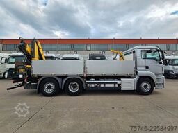 MAN TGS 26.360 *  HYVA-KRAN * 12.8M * FERNBEDIENUNG