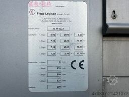 MERCEDES-BENZ Actros 2563 / Kaba 3 x Stock 50 m²