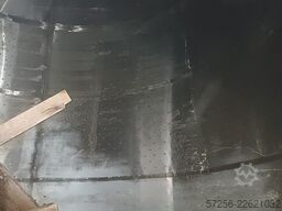 Insulated 50m3 stainless steel tank with heating jacket and agitator