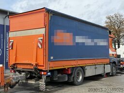 MERCEDES-BENZ Actros 4x2 Pritsche Plane Laderampe + Anhänger
