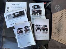 UNIMOG U400 mit Breining U2000 Bitumenspritze + Besen