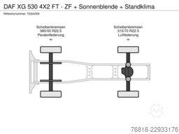 DAF XG 530 4X2 FT - ZF + Sonnenblende + Standklima