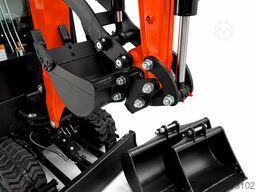 Tec Point - 1,8t Klasse Minibagger NEU! Schnellwechsler und 3 Schaufeln im Set