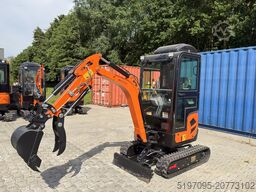 Tec Point - 1,8t Klasse Minibagger NEU! Schnellwechsler und 3 Schaufeln im Set