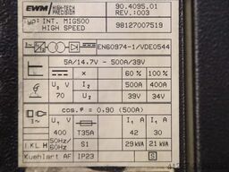EWM MIG 500 HIGH-SPEED