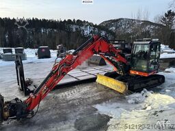 Kubota KX080-4α2 Beltegraver m/ 2 delt bom, tilt og 2 sku