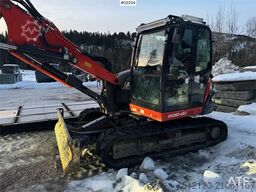 Kubota KX080-4α2 Beltegraver m/ 2 delt bom, tilt og 2 sku