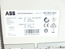 ABB MFE190-04UN-06A0-2 Servoumrichter SN W182260104