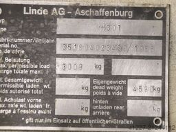 Linde H30T 3 to Triplexmast