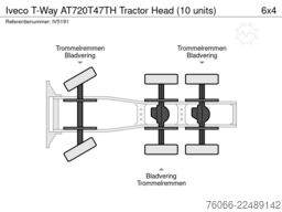 Iveco T-Way AT720T47TH Tractor Head (10 units)