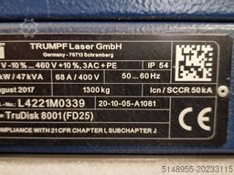 TRUMPF TruLaser 5030 fiber