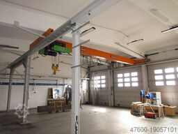 Stahl Stocker Portalkran Brückenkran 9m Kran Seilzug 12,5t 12500Kg L 15 x B 9,5m