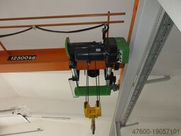 Stahl Stocker Portalkran Brückenkran 9m Kran Seilzug 12,5t 12500Kg L 15 x B 9,5m