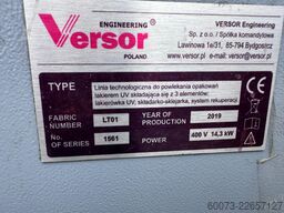 Versor EPS 1050 UV TUNNEL