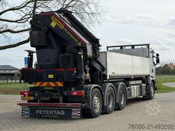 Scania G450 8x4 triple, PALFINGER PK92002 (92tm) FLYJI...