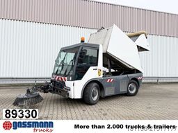 Aebi MFH 5500, 4-Rad-Lenkung, 3-Besen, Hochentleerung,