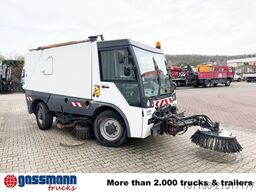 Aebi MFH 5500, 4-Rad-Lenkung, 3-Besen, Hochentleerung,