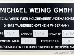 Weinig EM8 160 m/min