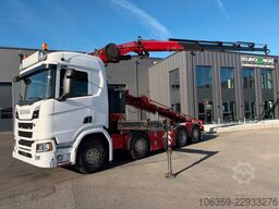 SCANIA R450 NGS 8x2*6 Fassi F245A Tipper / Crane