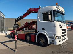 SCANIA R450 NGS 8x2*6 Fassi F245A Tipper / Crane