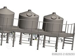 HGMC Drei-Geräte Sudhaus 1200l