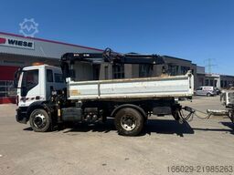 IVECO 140E250 Kipper mit HIAB Kran möglich mitAnhänger