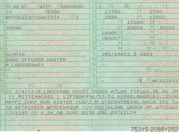 GLORIA Gloria 30 KRAN ATLAS 165.2E LIFT NUTZLAST 18to