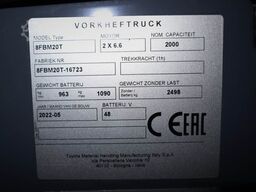 Toyota 8FBM20T Valid inspection, *Guarantee! Electric, 47