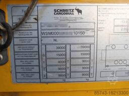 Schmitz CARG SCB3ST CoC Documents, TuV Loading Certificate
