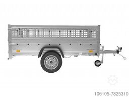 Unitrailer Anhänger Unitrailer 230 kipp mit Laubgitteraufsatz