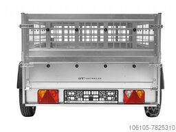 Unitrailer Anhänger Unitrailer 230 kipp mit Laubgitteraufsatz