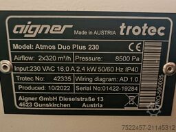 trotec Q400 und Absaugung Atmos Duo Plus 230