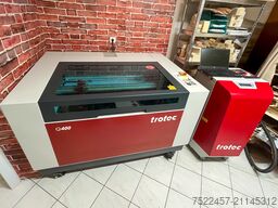 trotec Q400 und Absaugung Atmos Duo Plus 230