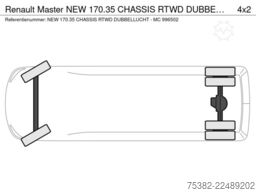 Renault Master NEW 170.35 CHASSIS RTWD DUBBELLUCHT - EU...