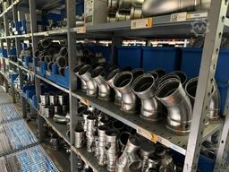 Verrohrungsmaterial PE, Tyco/Victaulic, Rohre + Fittings