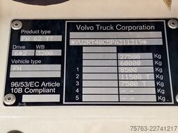 Volvo FH 13.500 Globetrotter XL 6x2 - Retarder - 3.20...