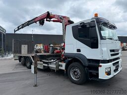 IVECO Stralis 420 6x2 Maschinetransport HMF1823 Crane