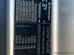 MERCEDES-BENZ ACTROS 2551 L 6X2 LENK-LIFTACHSE, HIAB-LIFT 2019, E6, RETARDER, CB-FUNK