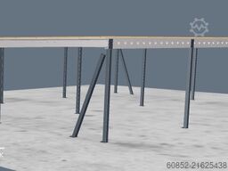 10x15m Lagerbühne , Belastung : 500kg/qm Unterkante: 3,0m , ca. 150qm Systembühne