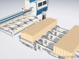 Weinig E3 infeed + A3 outfeed