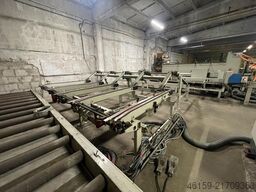 Weinig E6 infeed + A5 outfeed + stacker