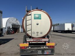 MENCI LEBENSMITTELTANK ISOLIERT, 3 KAMMERN, 34000L LIFTACHSE,   BPW-ACHSEN