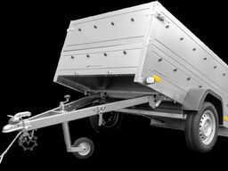 Unitrailer 201 KIPP mit zusätzlichen Bordwänden